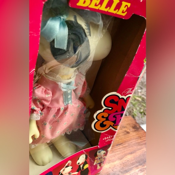 Vintage 1965 KNICKERBOCKER Snoopy Belle Poseable Figure Doll Accessory Woodstock - Picture 5 of 11